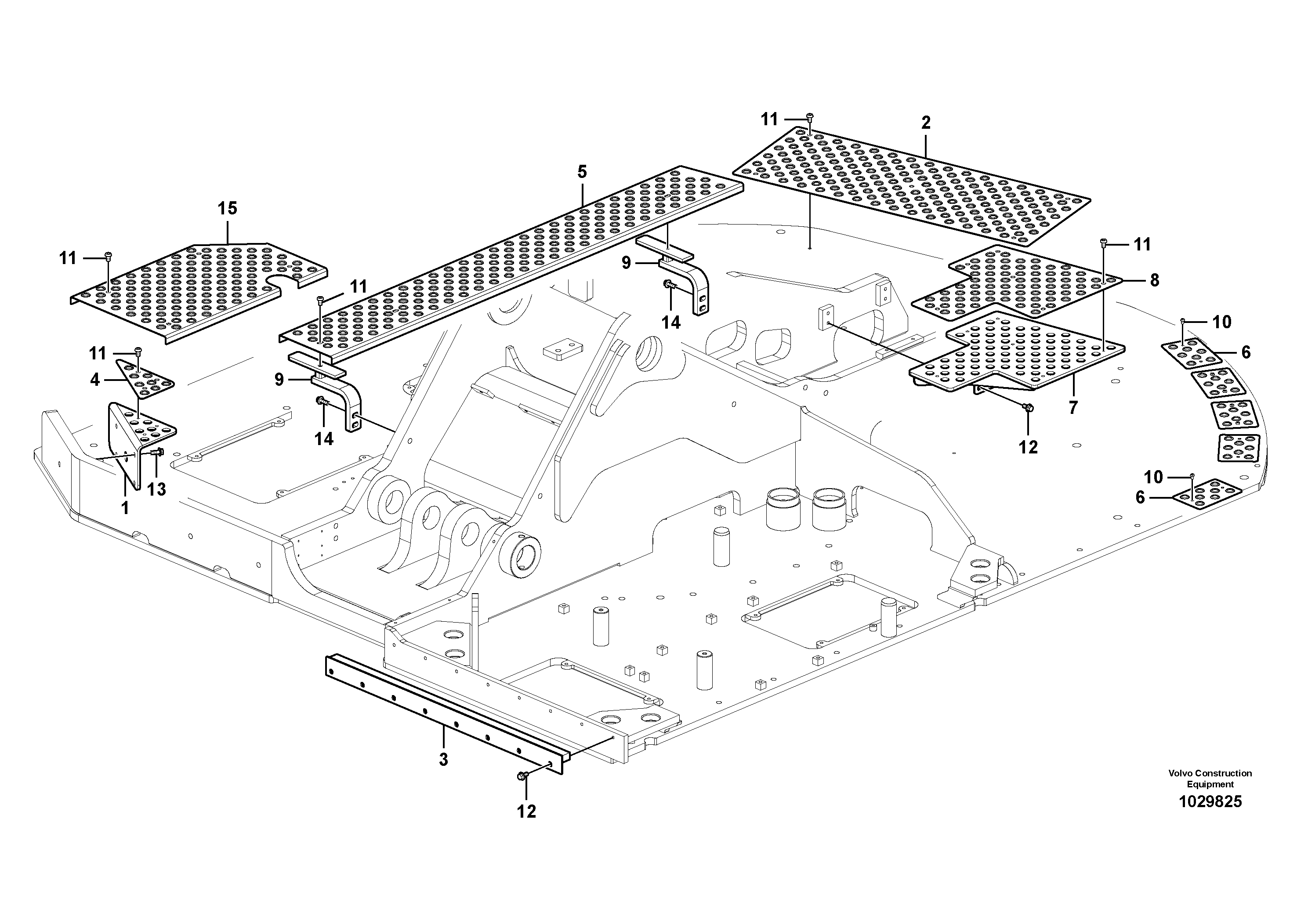 Схема запчастей Volvo FB2800C - 74190 Anti slip 