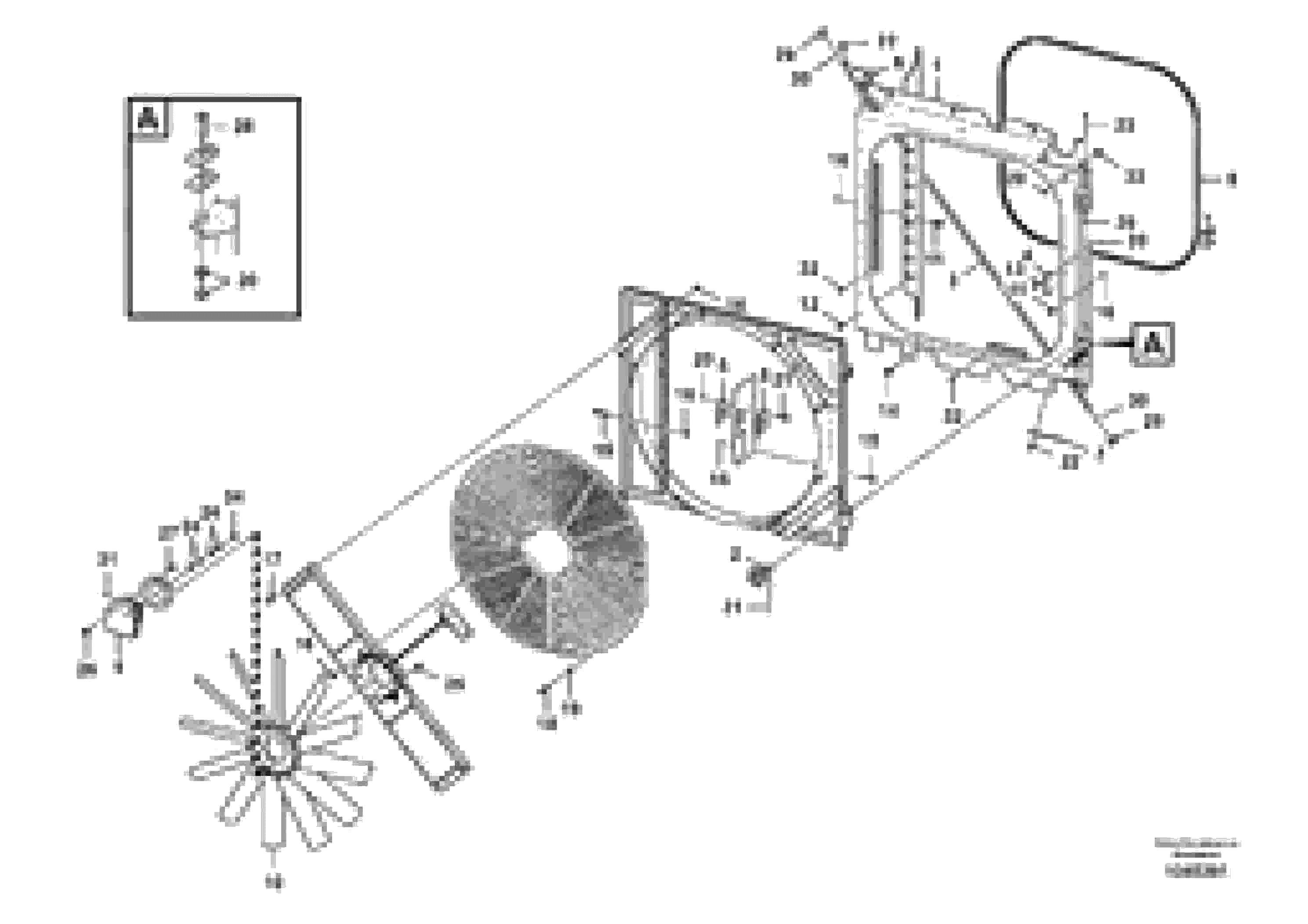 Схема запчастей Volvo FBR2800C - 70478 Cooling fan mounting 