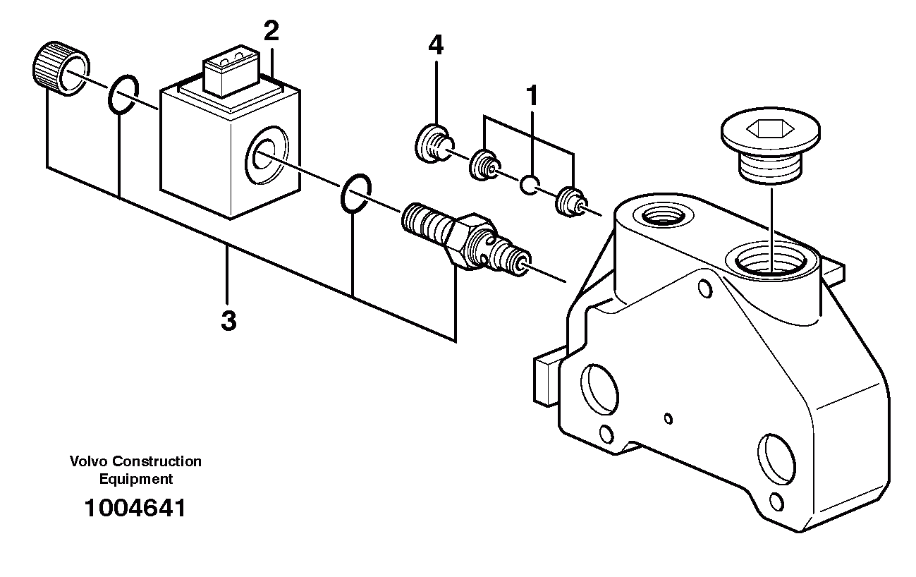 Схема запчастей Volvo BL61 - 92725 Valve section BL61 S/N 11459 -