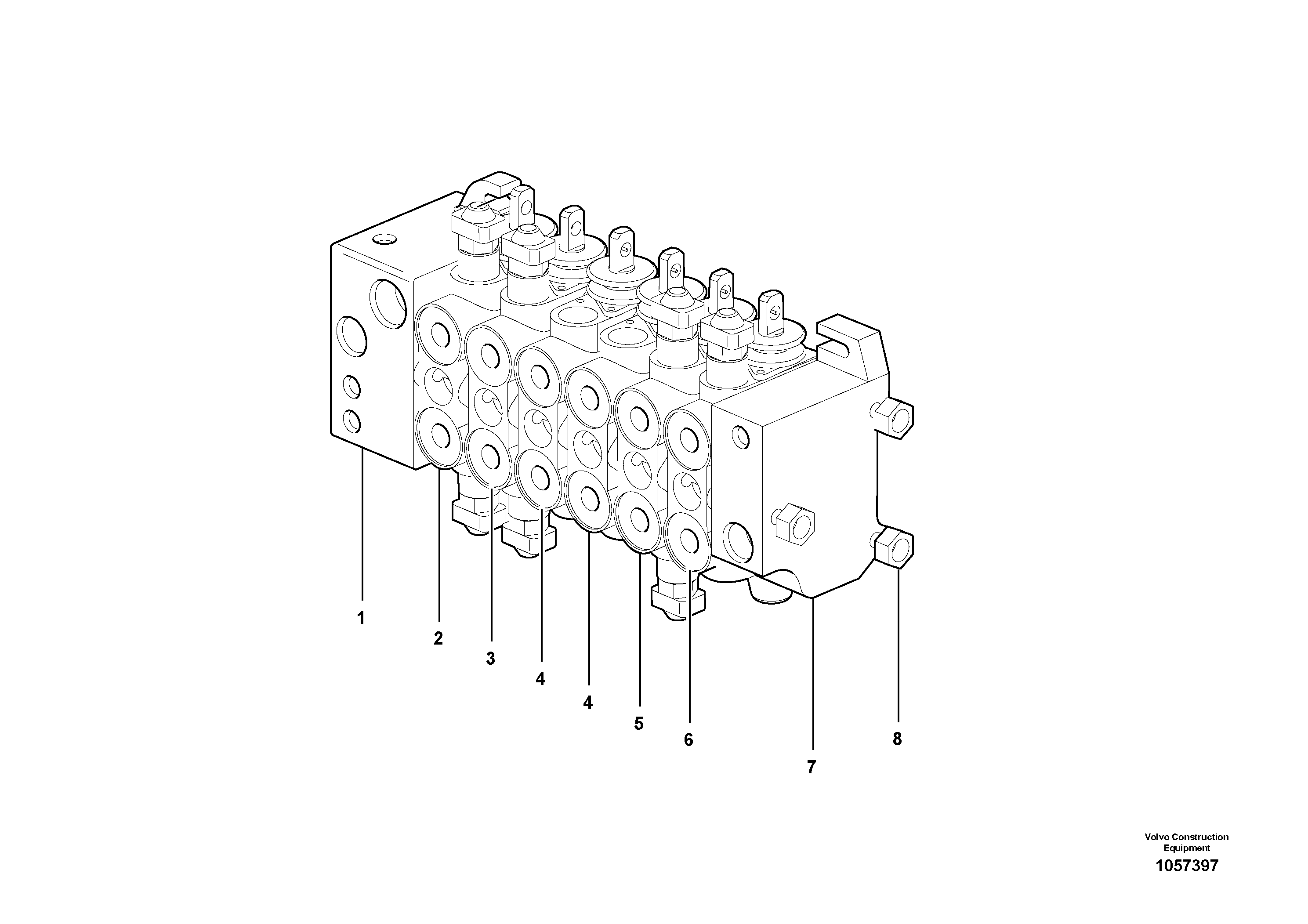Схема запчастей Volvo BL61 - 101815 Клапан регулирующий (распределительный) BL61PLUS S/N 10287 -