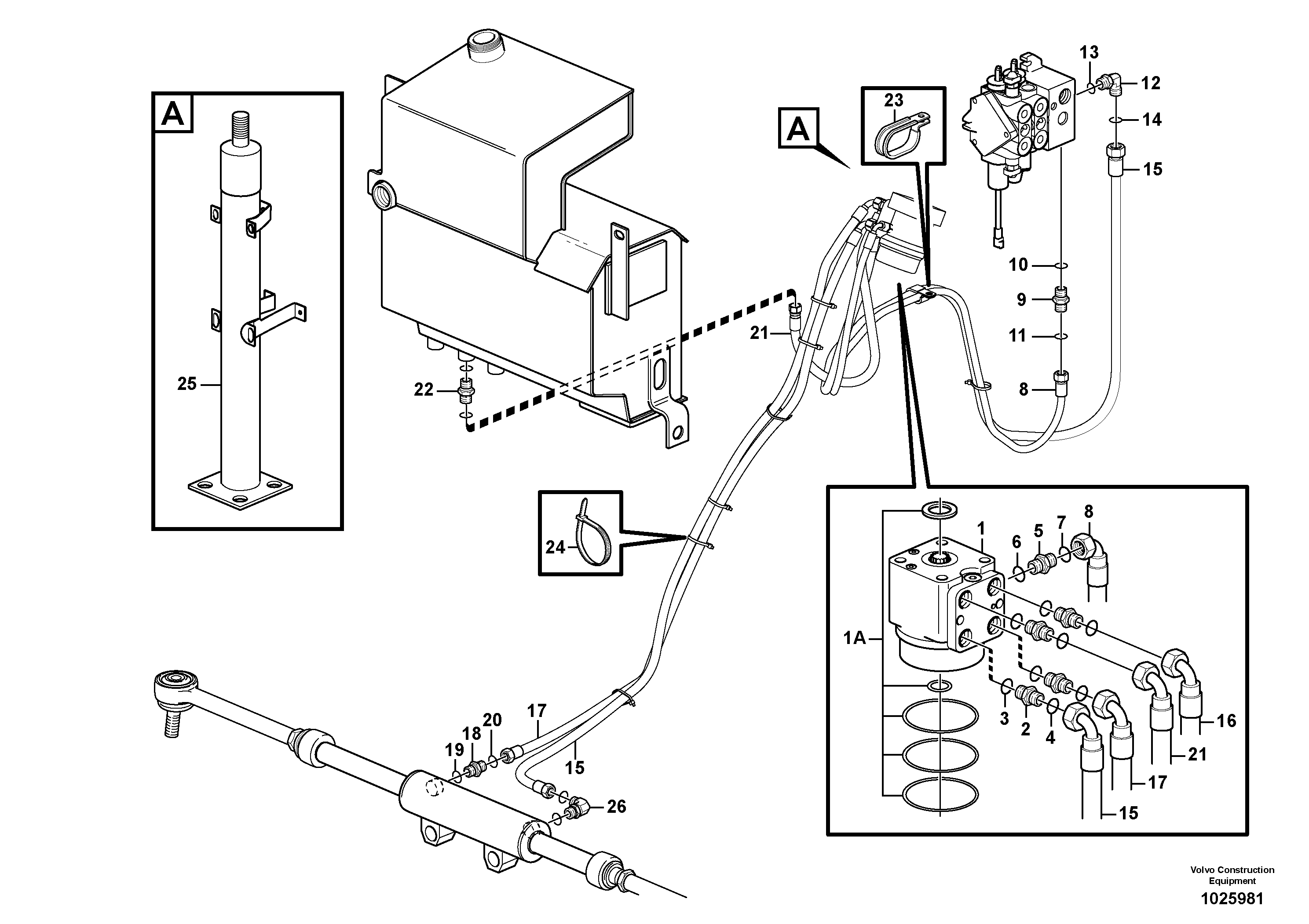 Схема запчастей Volvo BL61 - 46754 Клапан регулирующий (распределительный) BL61PLUS