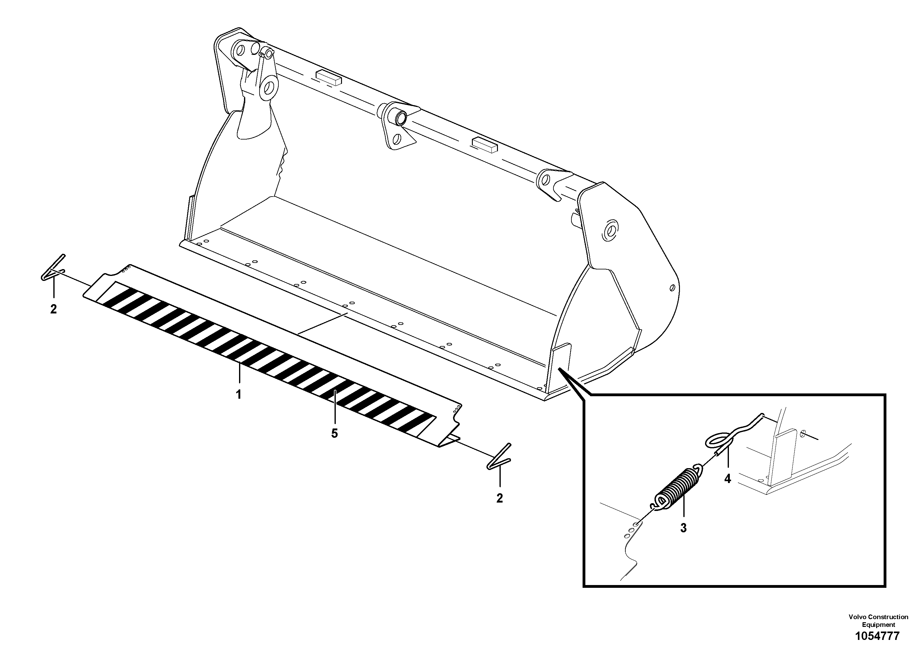 Схема запчастей Volvo BL61 - 64979 Multi-purpose bucket BL61PLUS S/N 10287 -