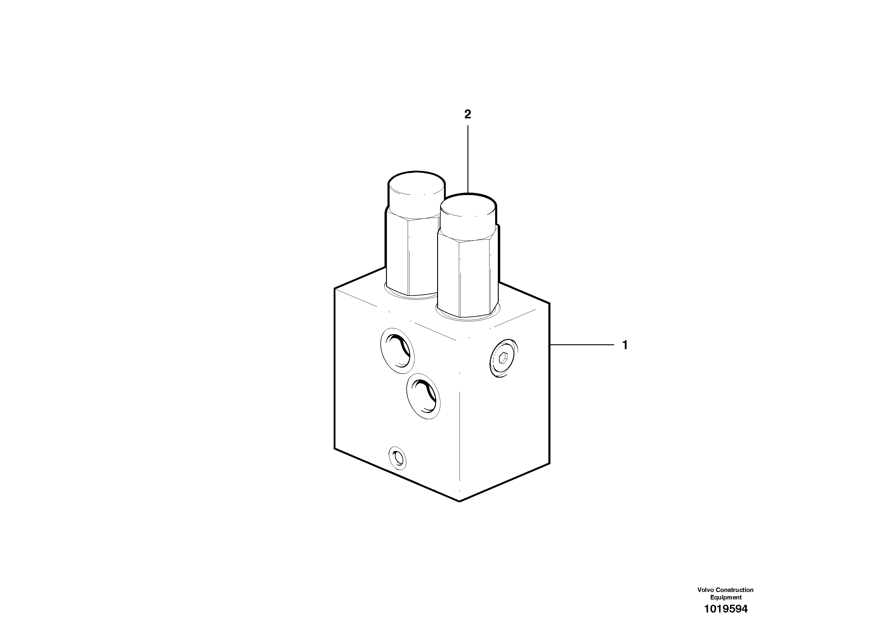 Схема запчастей Volvo G900 MODELS S/N 39300 - - 33097 Free wheeling valve - AWD 