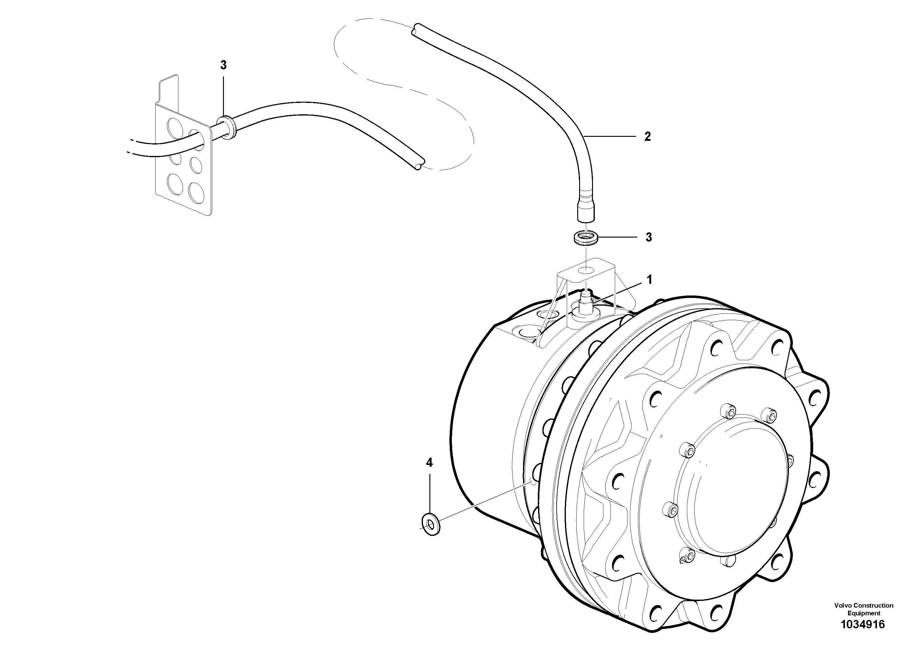 Схема запчастей Volvo G900 MODELS S/N 39300 - - 73886 Wheel motor assembly - AWD 