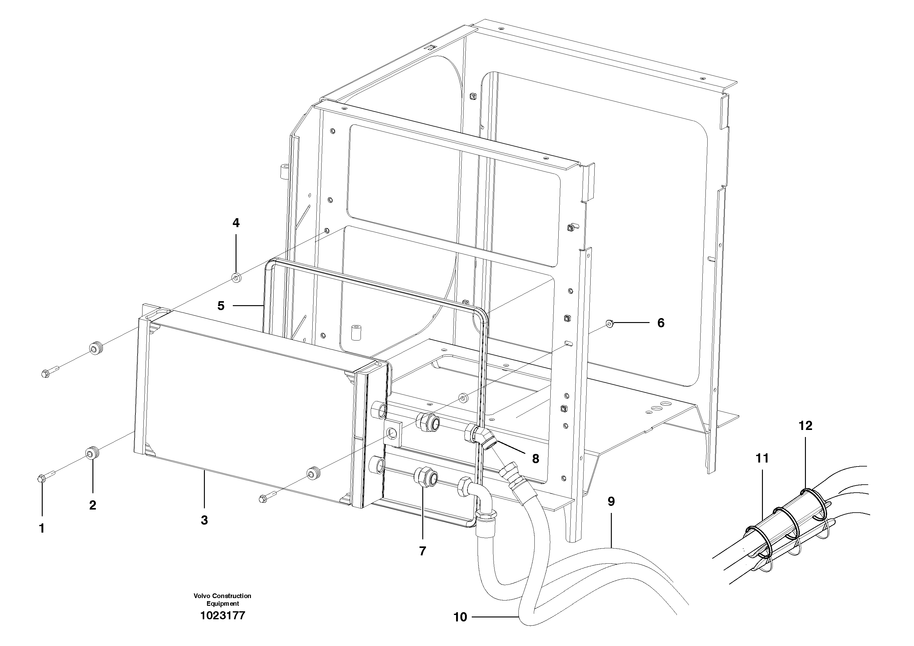 Схема запчастей Volvo G900 MODELS S/N 39300 - - 27526 Hydraulic Cooler Circuit - G976 