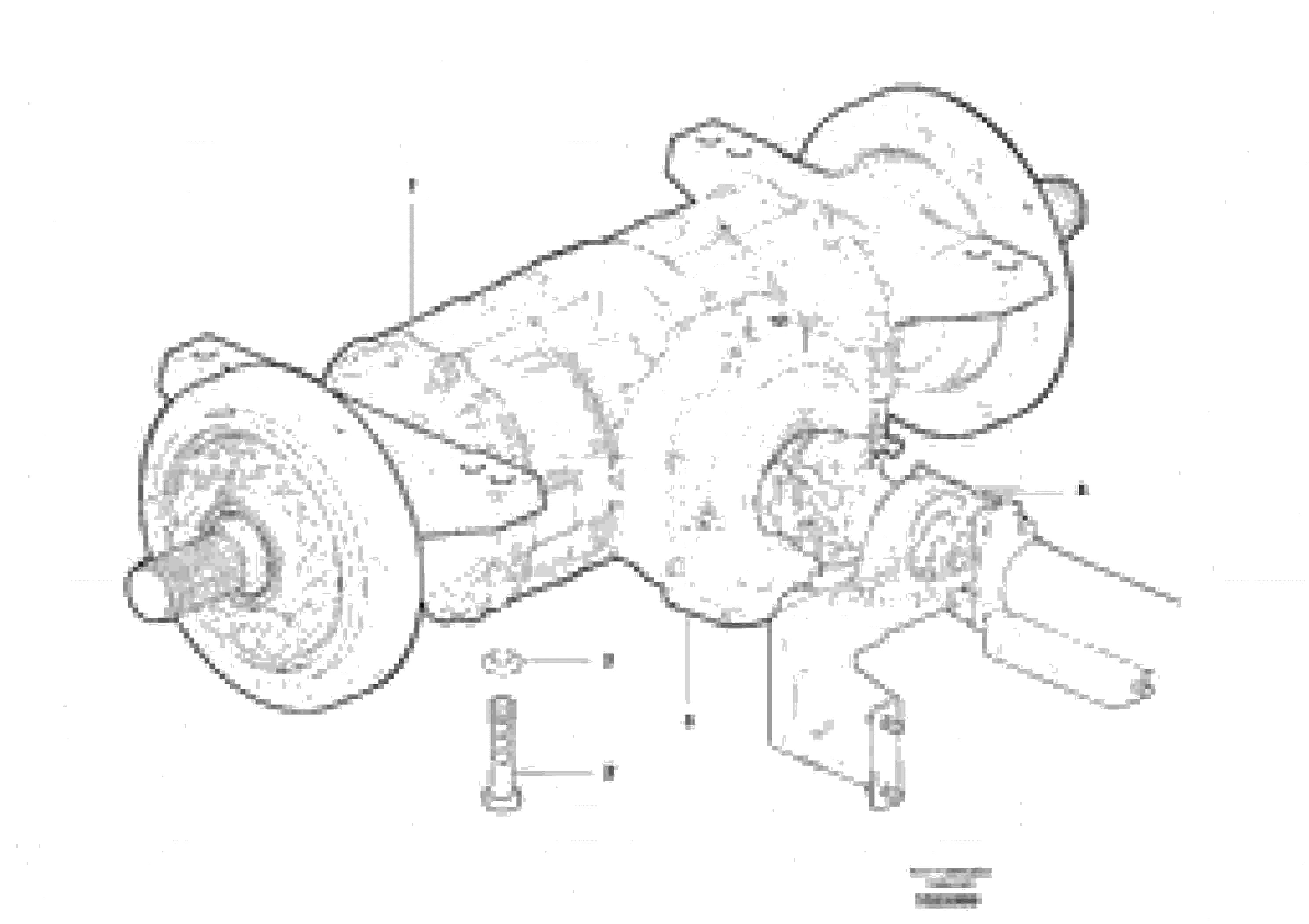 Схема запчастей Volvo G900 MODELS S/N 39300 - - 87036 Установка заднего моста 