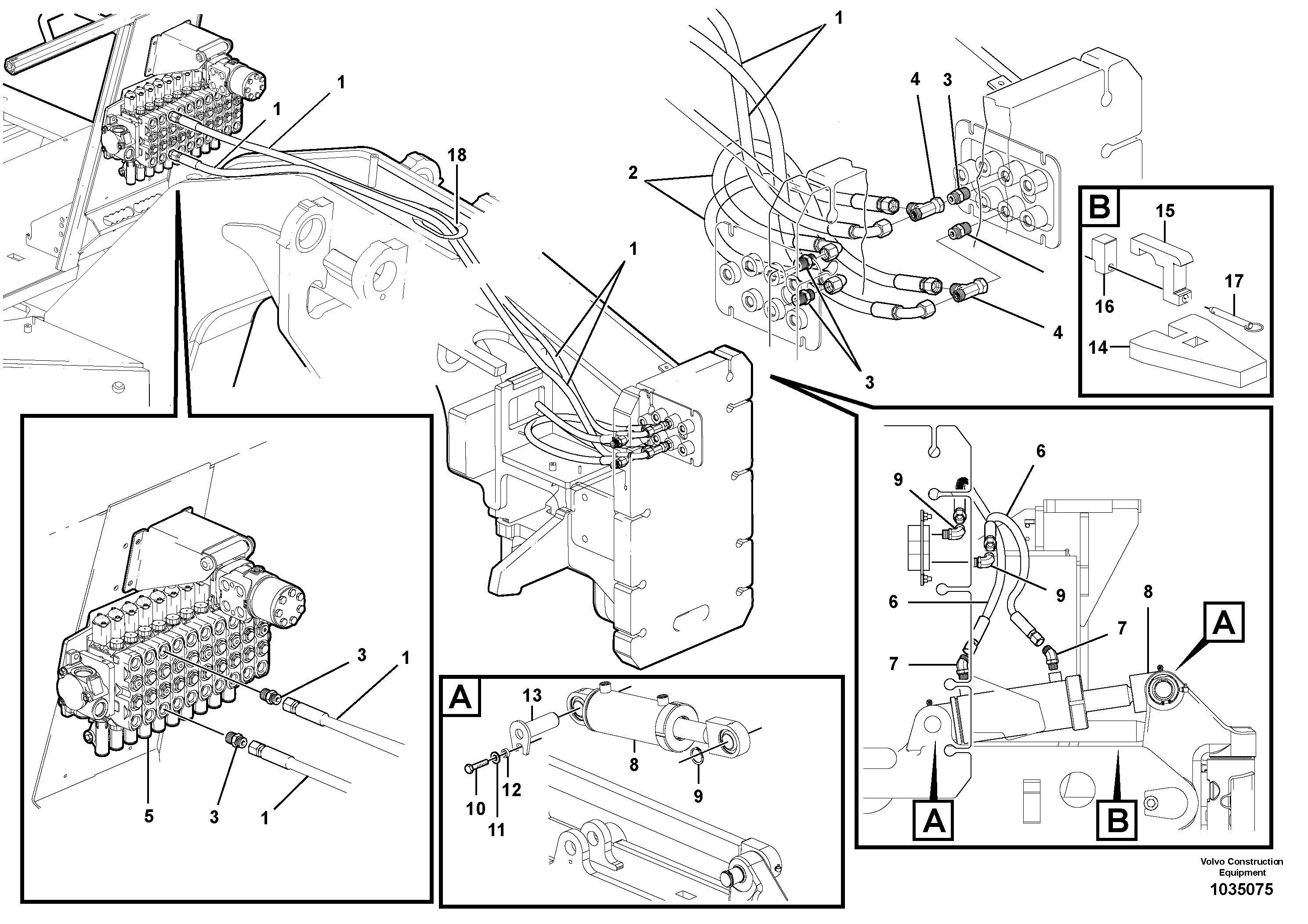 Схема запчастей Volvo G900 MODELS S/N 39300 - - 102421 Dual wheel lean circuit - D9 