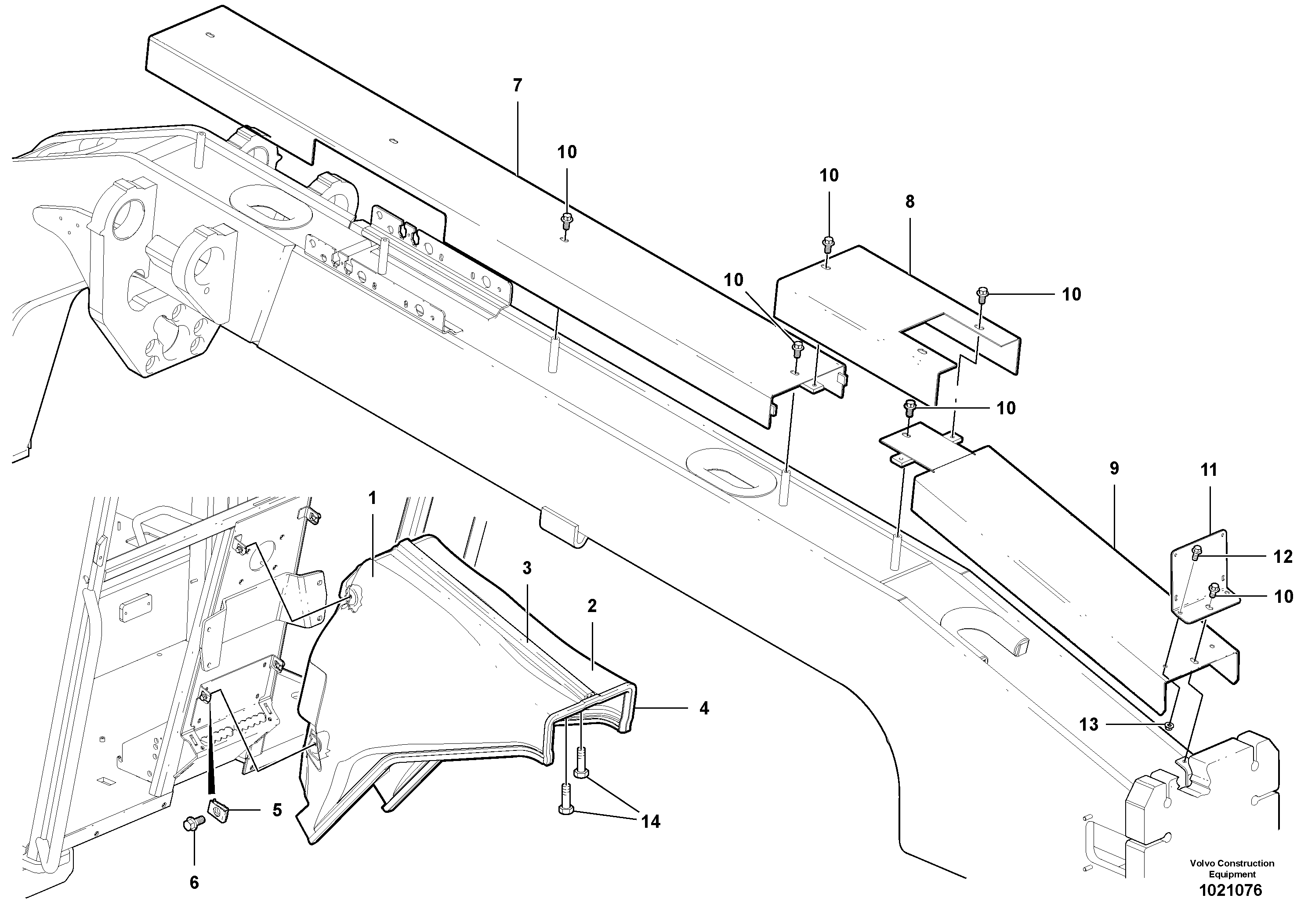 Схема запчастей Volvo G900 MODELS S/N 39300 - - 1695 Covers 