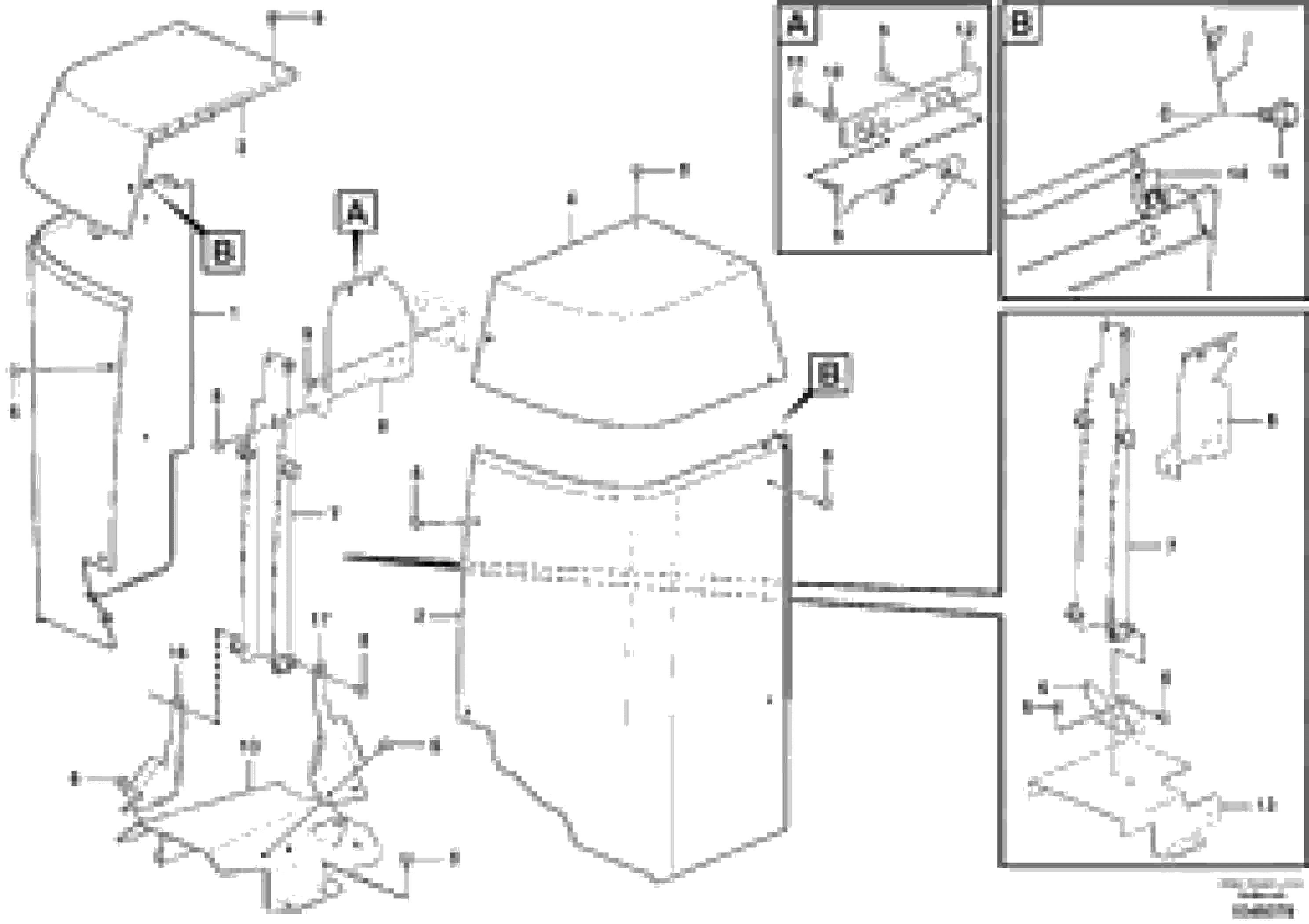 Схема запчастей Volvo G900 MODELS S/N 39300 - - 47733 Hydraulic Tank Cowl - D9 