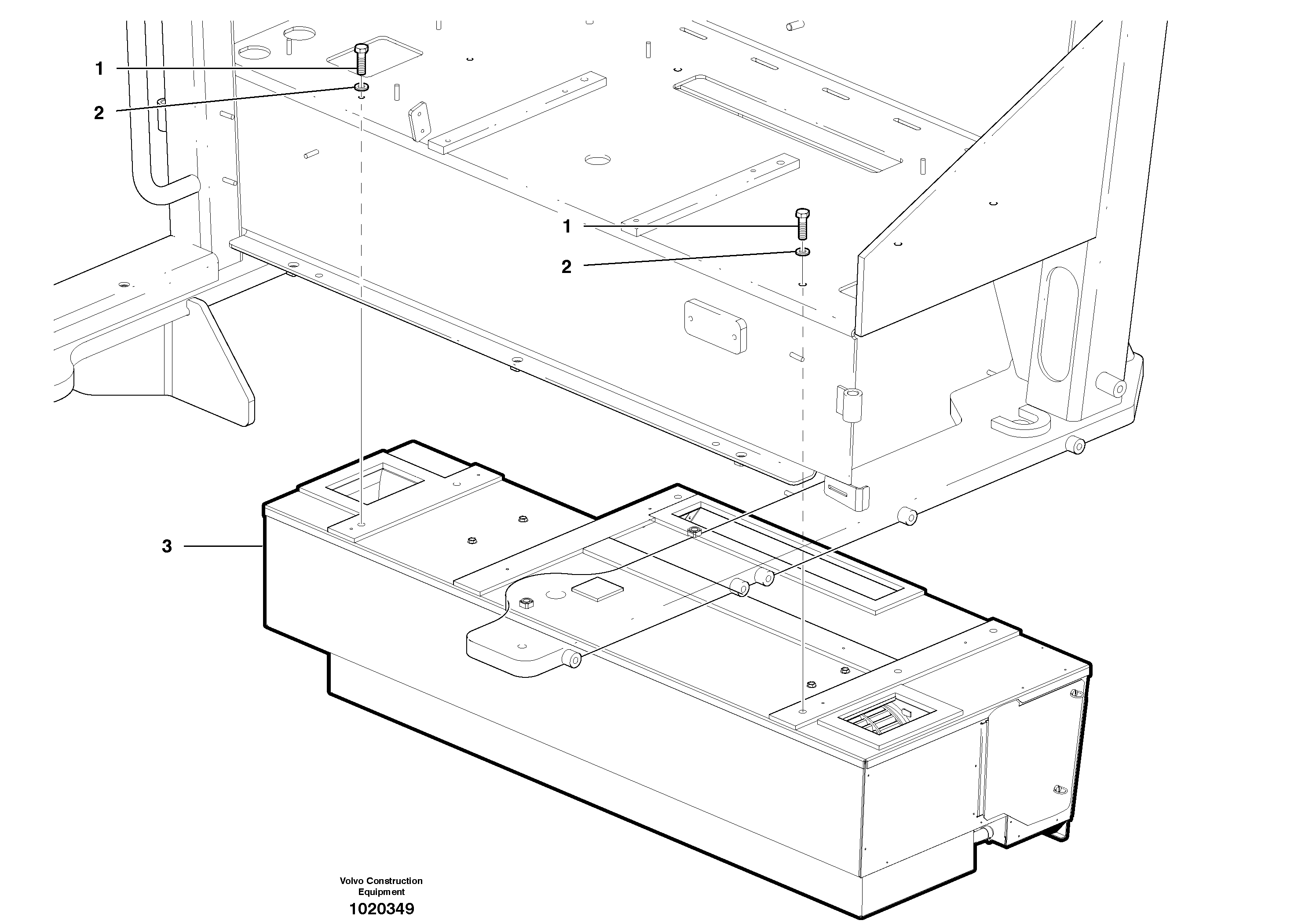 Схема запчастей Volvo G900 MODELS S/N 39300 - - 60012 Cab Heater & AC/heater Installation 
