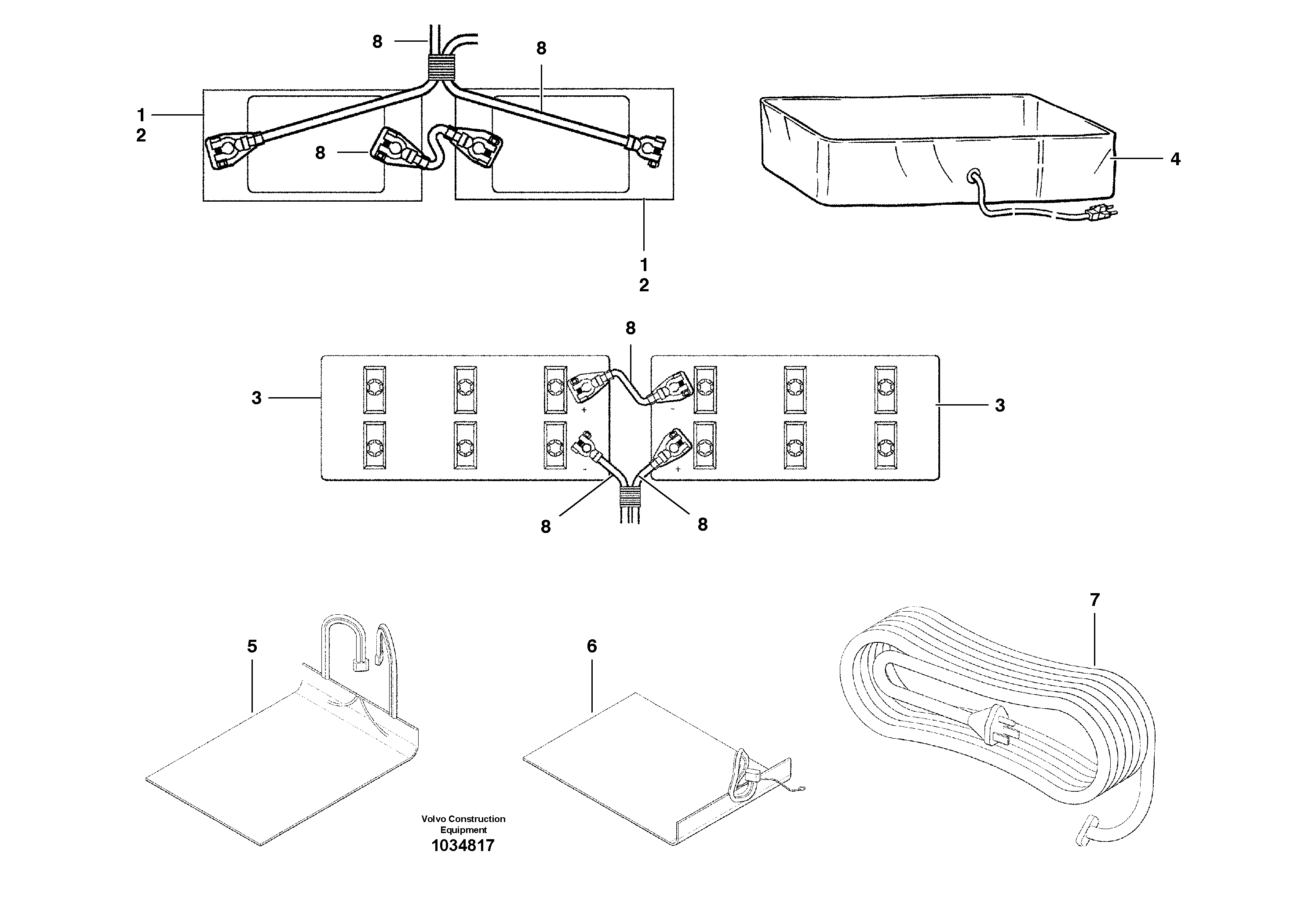 Схема запчастей Volvo G900 MODELS S/N 39300 - - 101601 Батарея аккумуляторная 