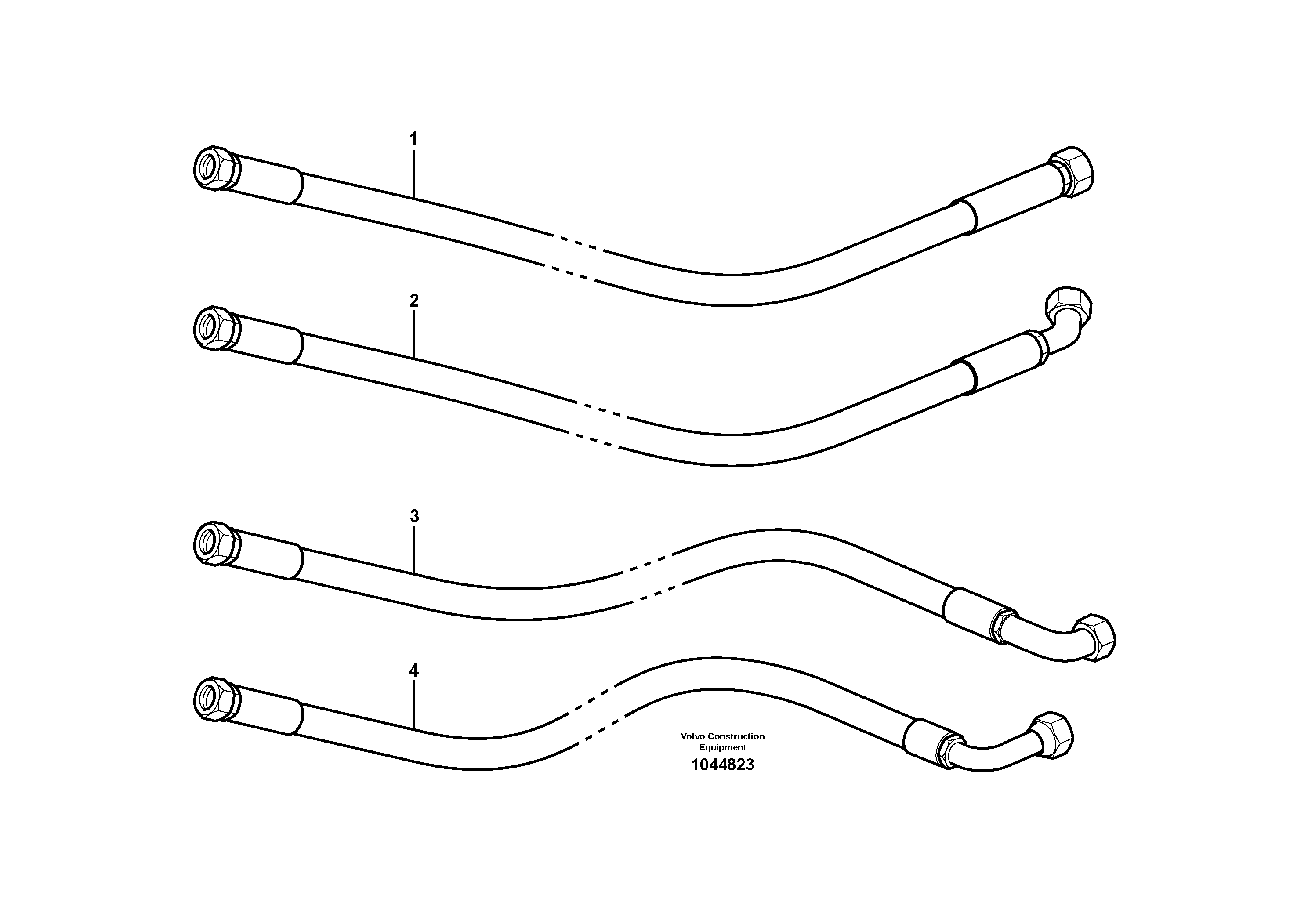 Схема запчастей Volvo G900 MODELS S/N 39300 - - 2888 Arctic hose kit 