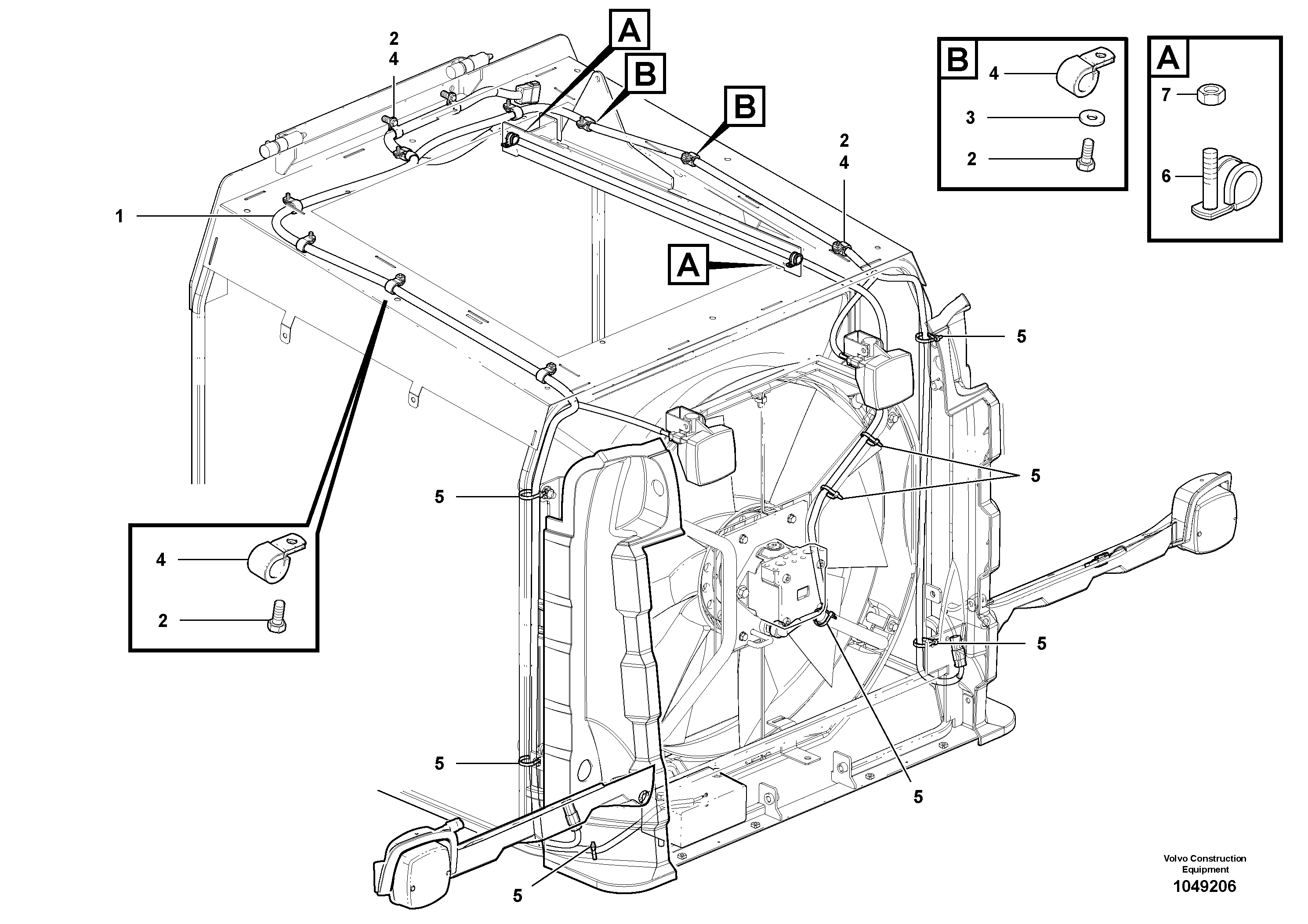 Схема запчастей Volvo G900 MODELS S/N 39300 - - 37927 Cable Harness - Rear Cowling 