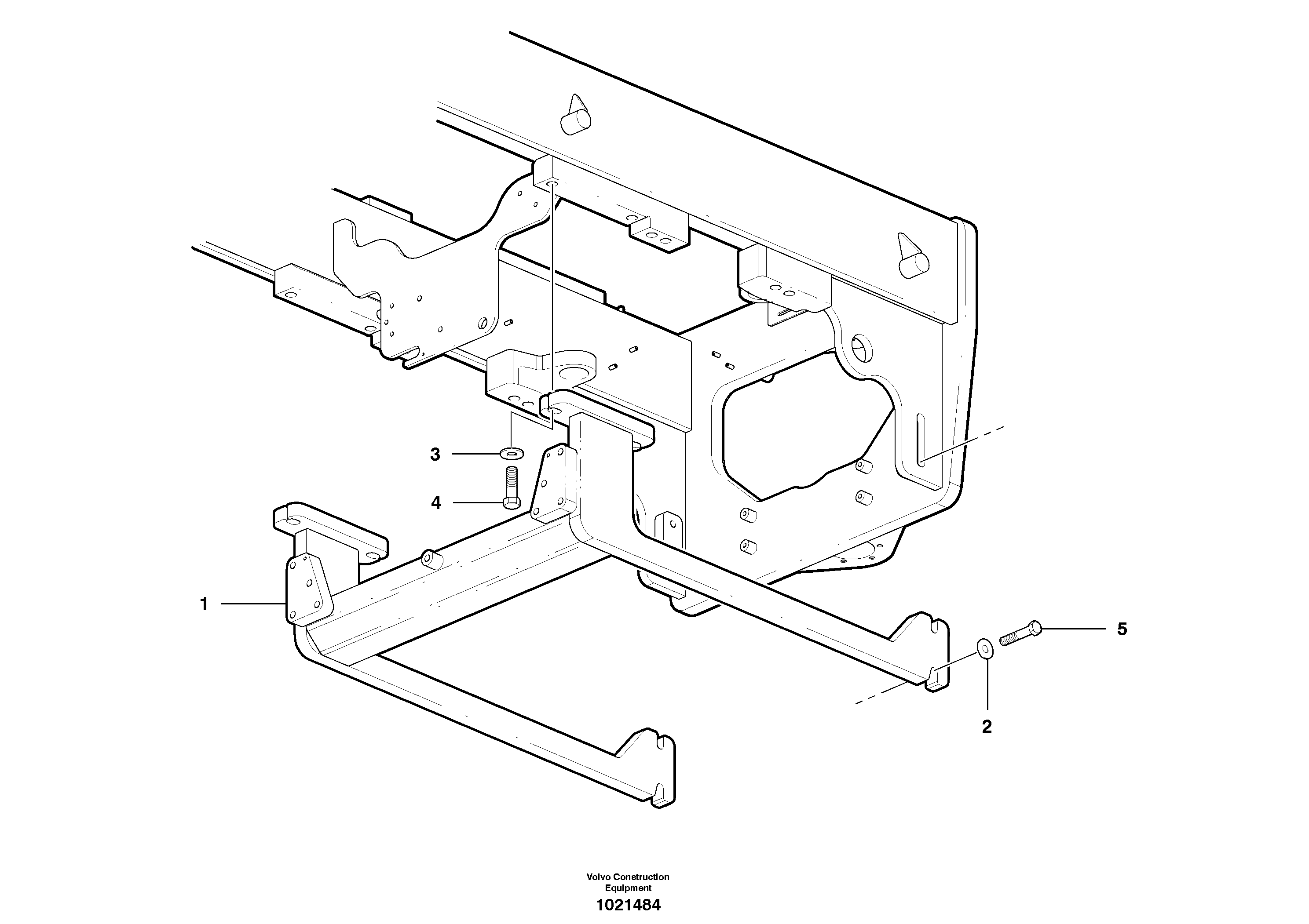 Схема запчастей Volvo G900 MODELS S/N 39300 - - 3750 Support Arch 