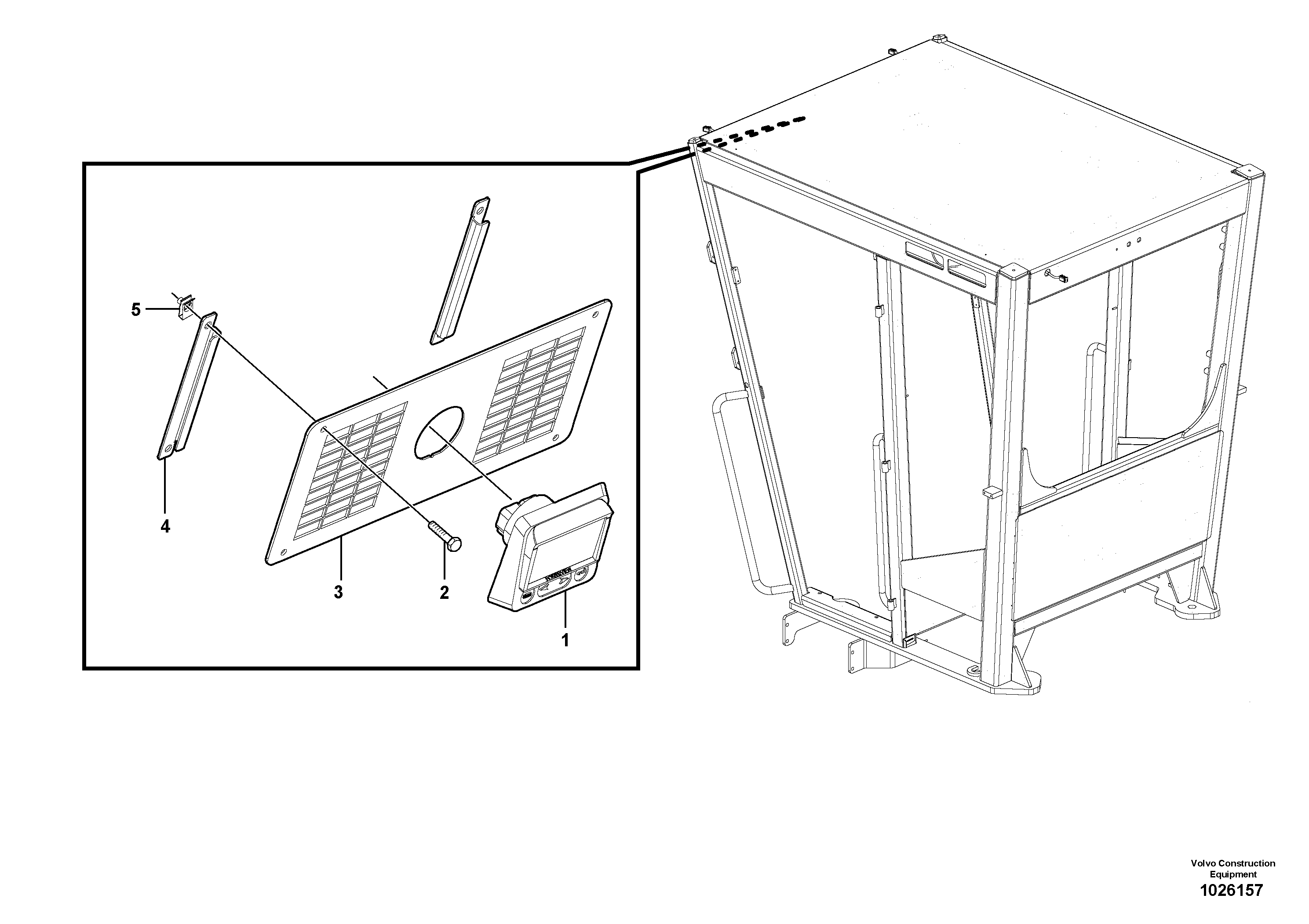 Схема запчастей Volvo G900 MODELS S/N 39300 - - 29789 Display unit for Auto Blade Control 