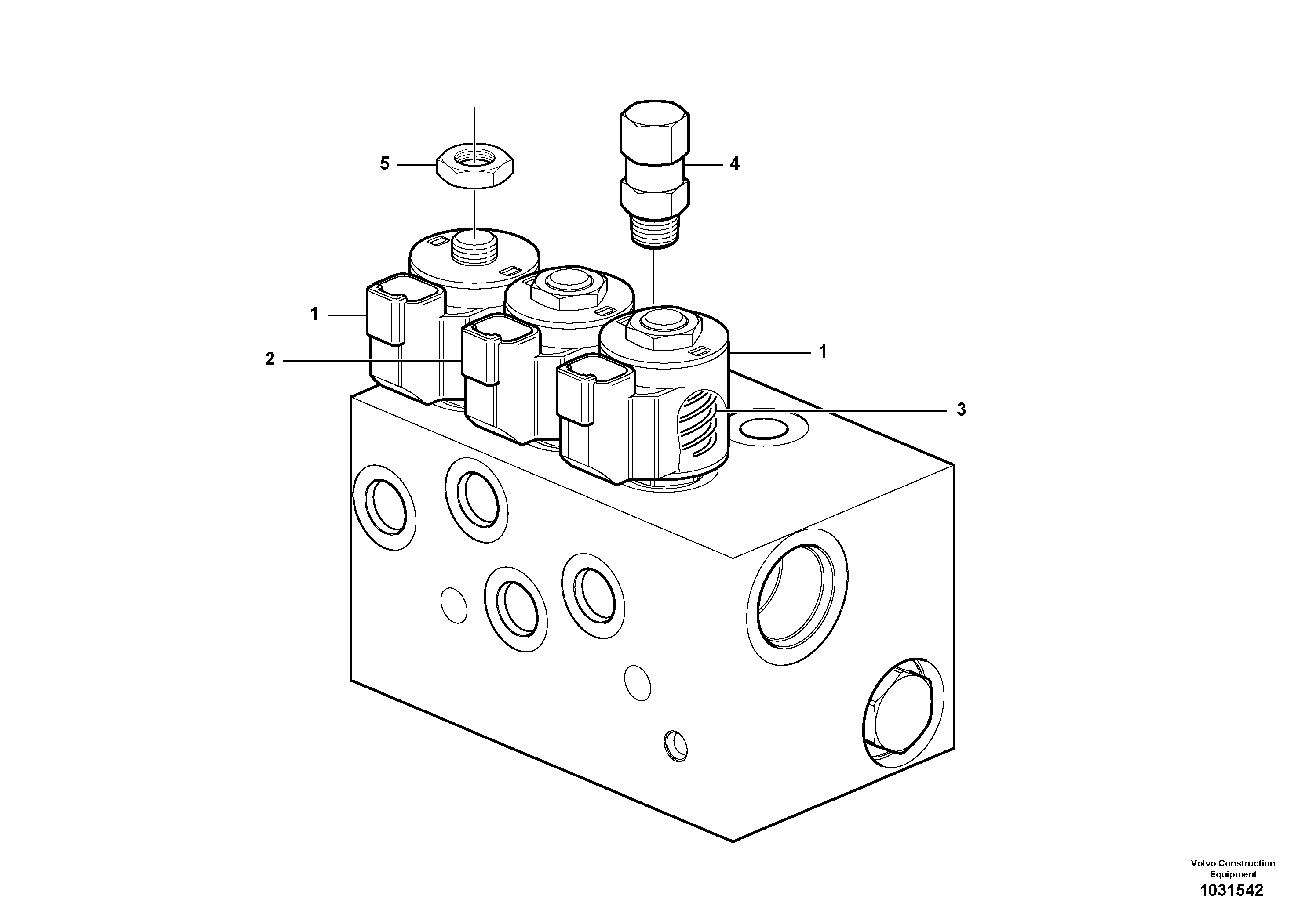 Схема запчастей Volvo G900 MODELS S/N 39300 - - 26810 Differential Lock Valve Assy 