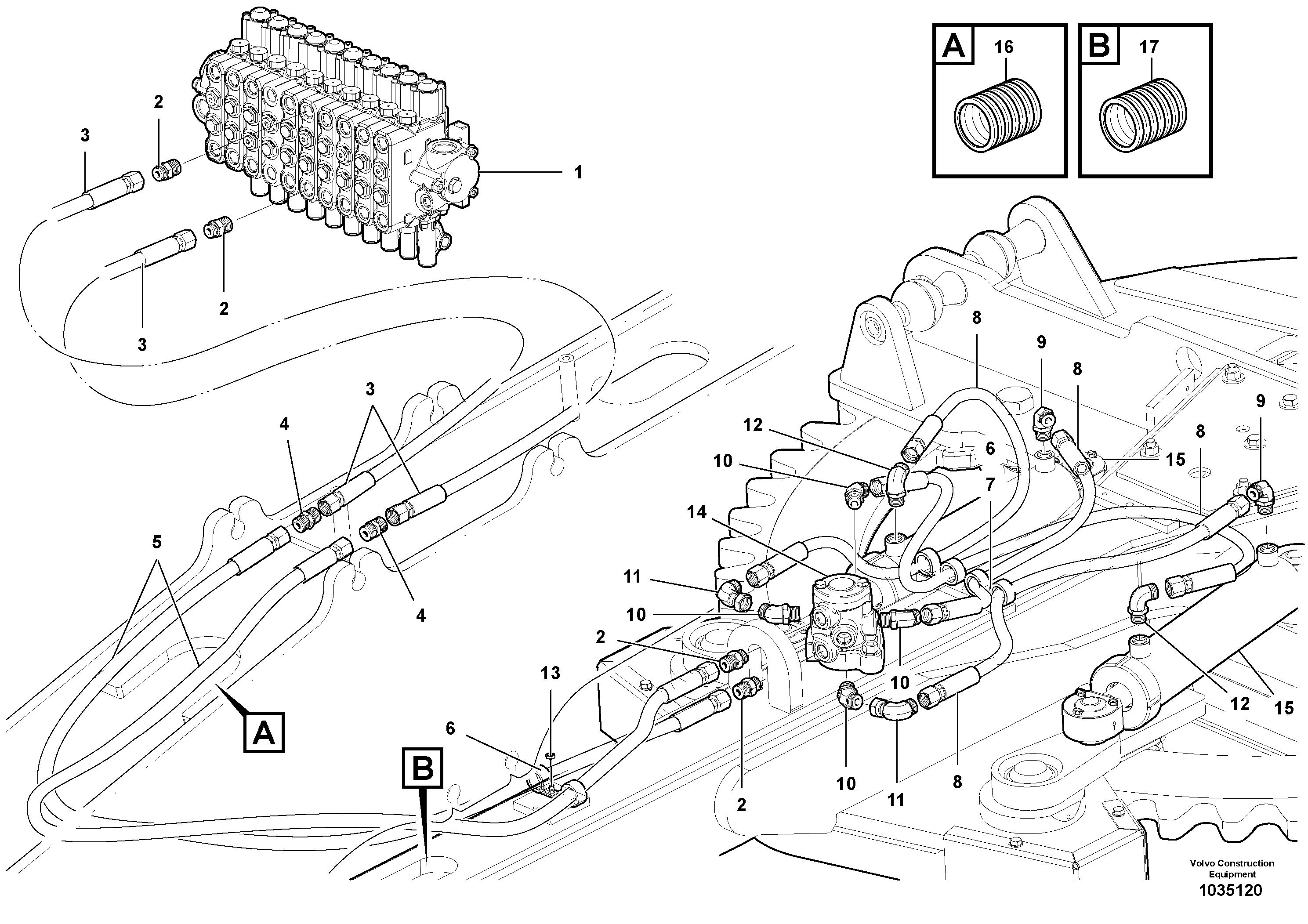 Схема запчастей Volvo G900 MODELS S/N 39300 - - 105583 Circle turn circuit 