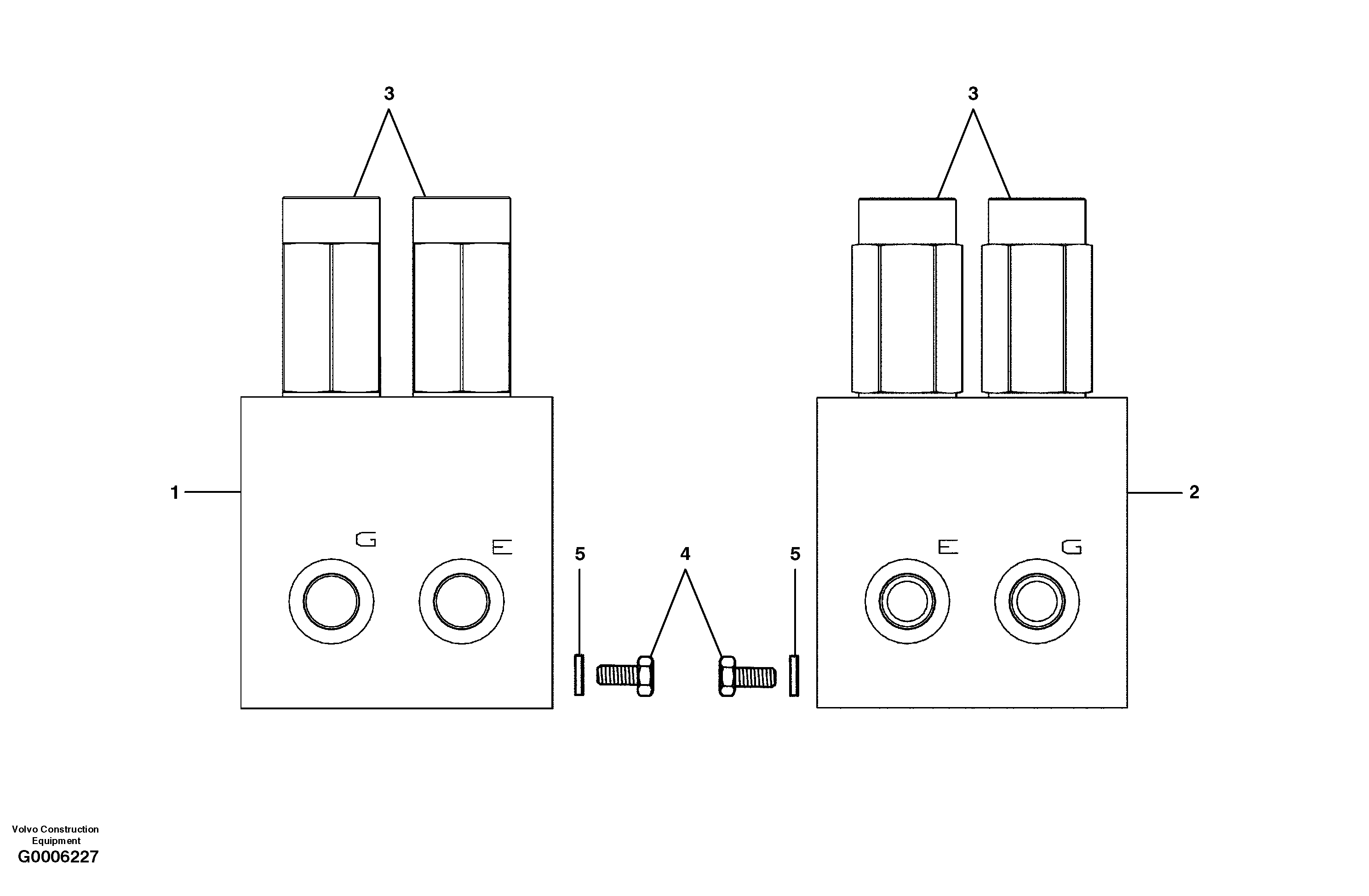 Схема запчастей Volvo G700 MODELS S/N 33000 - - 19412 Free wheeling valve - AWD 
